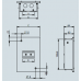 METAL ENCLOUSER SPN Single Door DB 02 Way